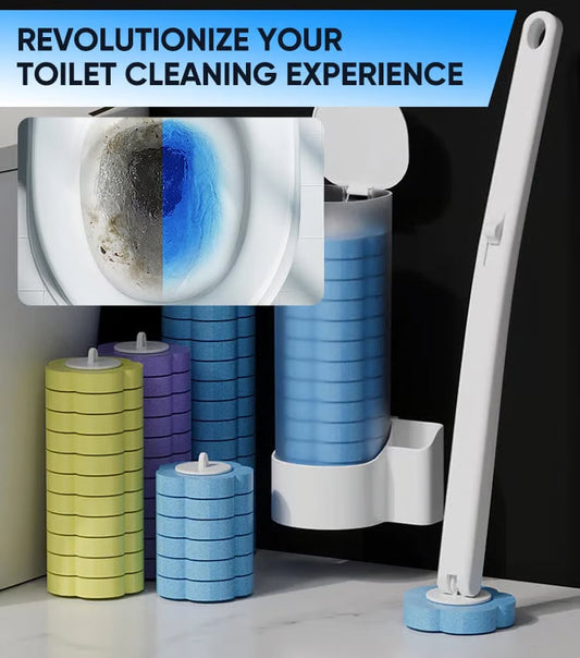 🔥LAST DAY SALE £3.99!!⚡50K+ SOLD!🚽💦Hands-Free Cleaning Gadget🧽Disposable Toilet Cleaning Tool💦