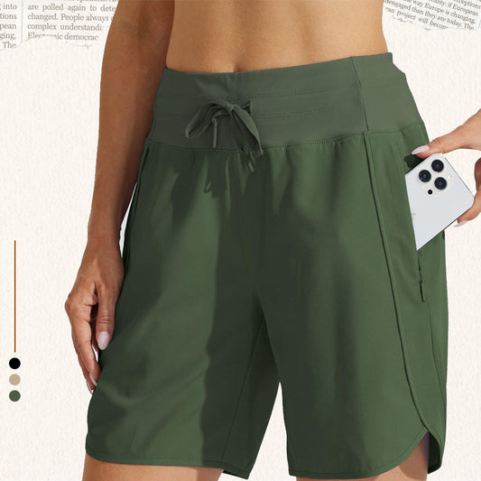 ⏳LAST DAY SALE 50% OFF!!💕Women's High-Waisted Quick-Dry Athletic Shorts